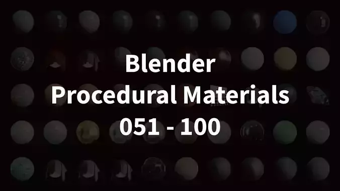 Blender Procedural Materials 051-100 Texture