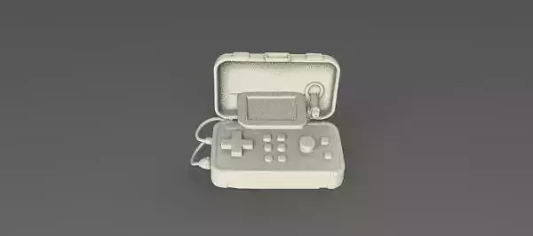 Retro Handheld Game Console 3D print model