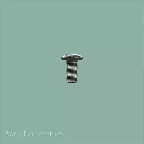 Steel Stained M5 Bolt Allen Pan Head 3D Model 3D model 3