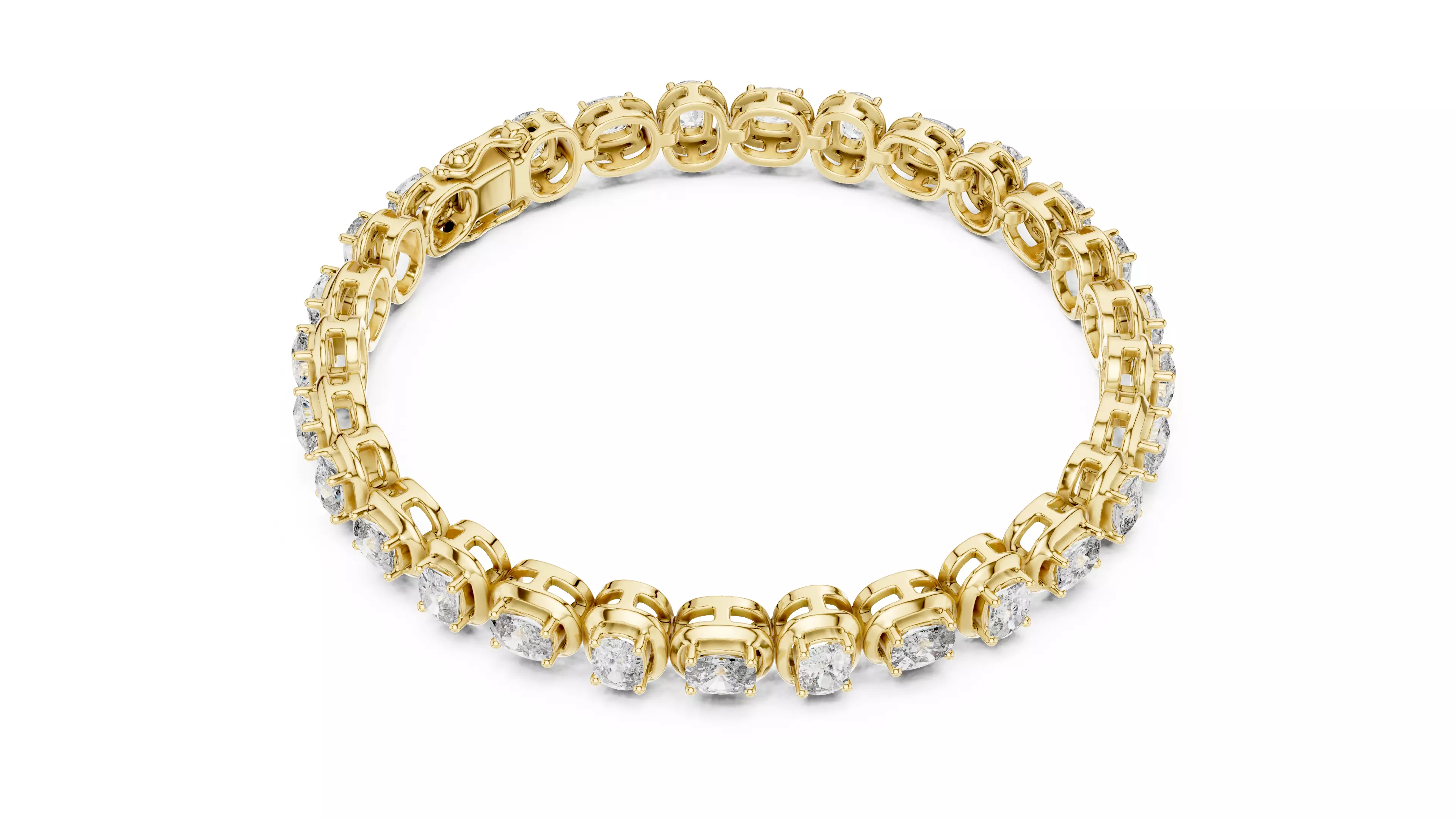 Tennis Bracelet 3dm stl renders Animation video details 3D print model_11