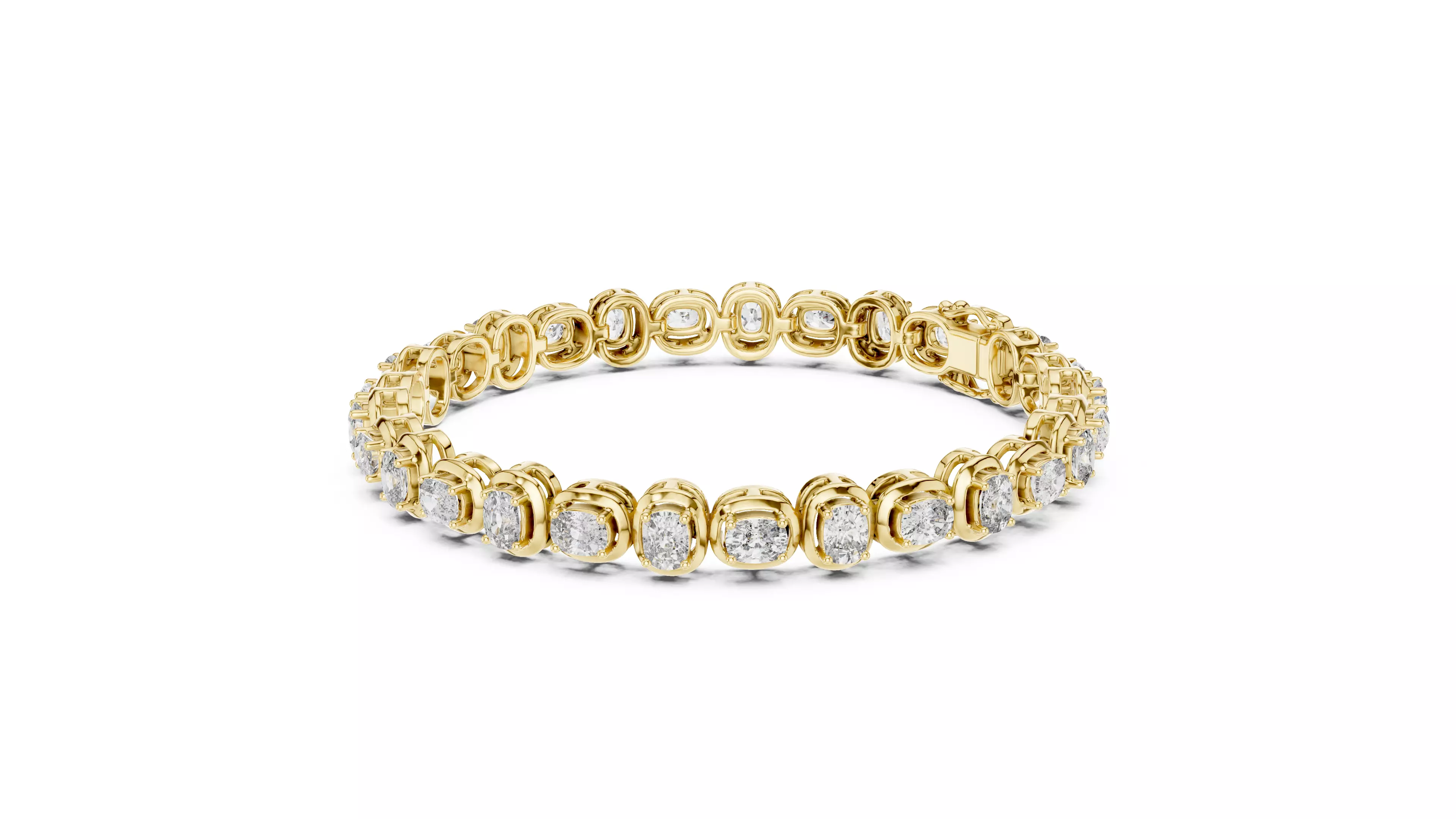 Tennis Bracelet 3dm stl renders Animation video details 3D print model_10