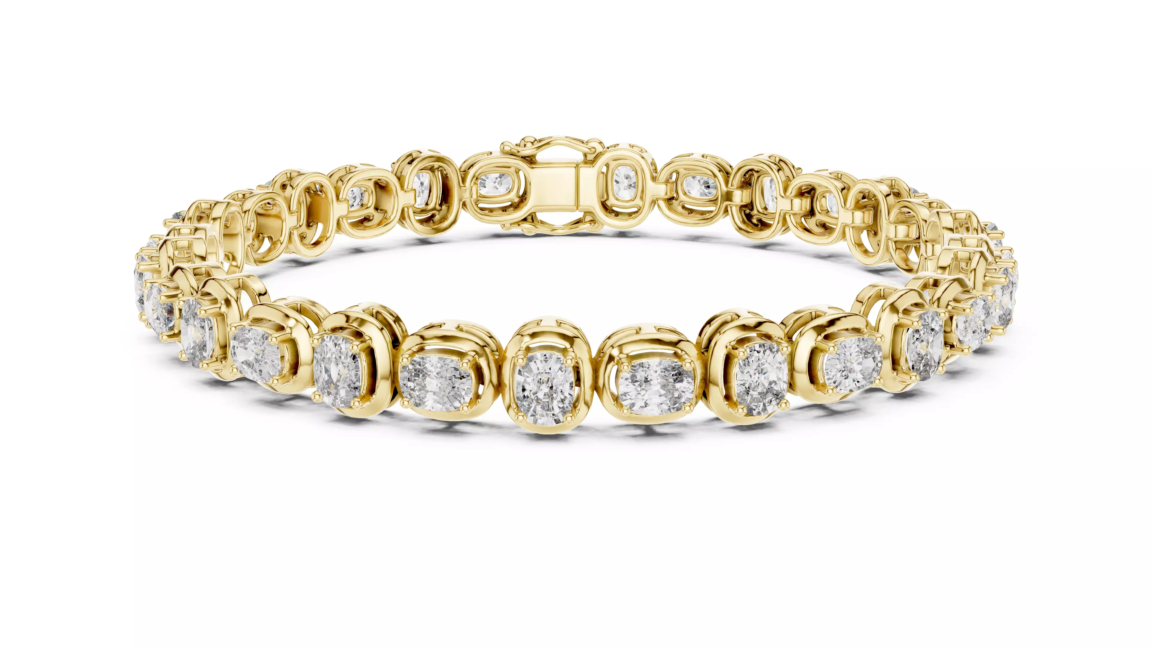 Tennis Bracelet 3dm stl renders Animation video details 3D print model_13