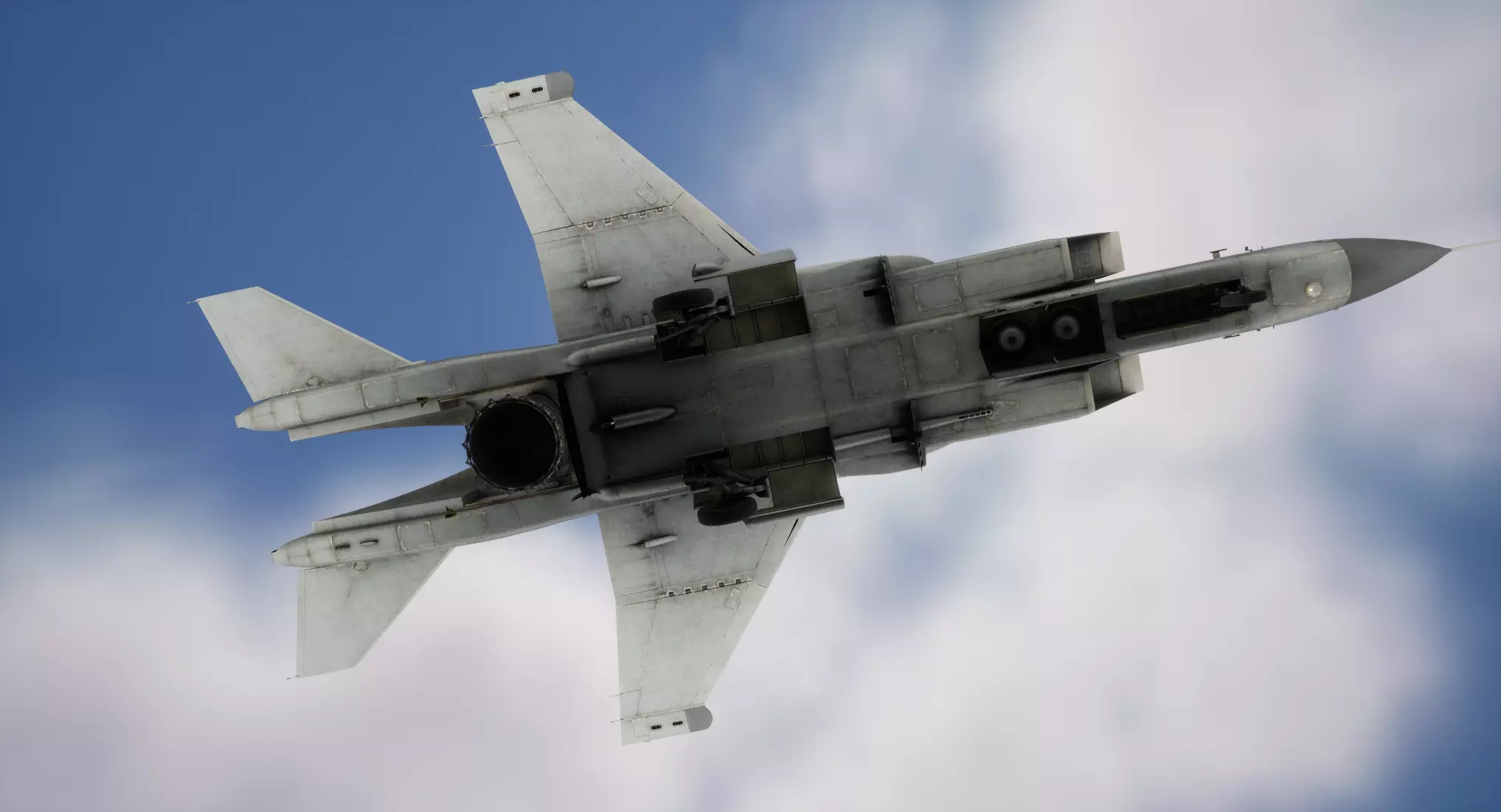 Rigged Yak-141 VTOL Fighter 3D model_14