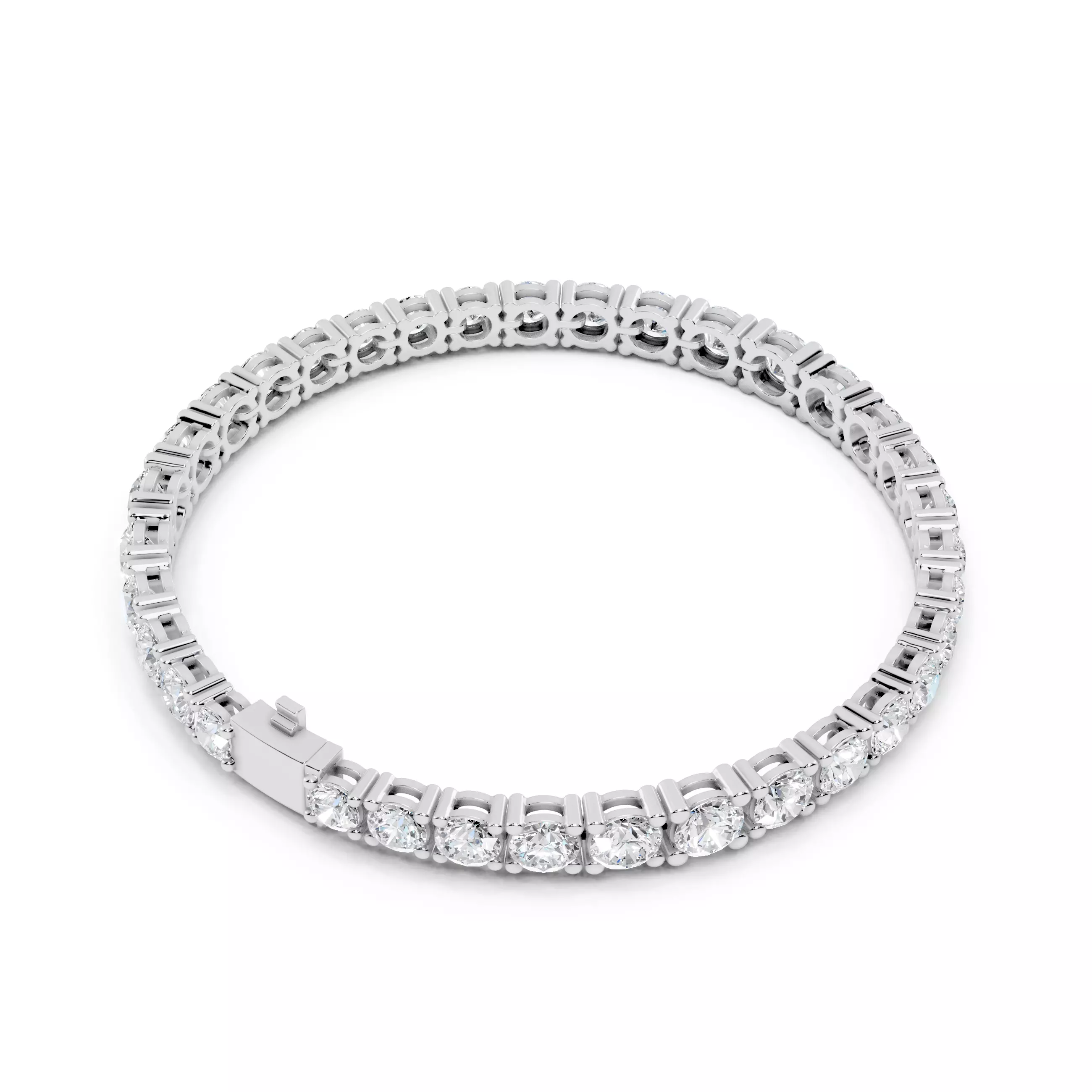 Tennis Bracelet 3dm stl renders Animation video details 3D print model_6