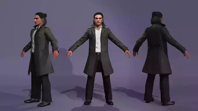 Realistic Asian Male Character Onimusha Takeshi Kaneshiro 