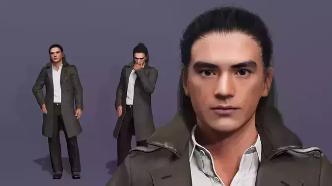 Realistic Asian Male Character Onimusha Takeshi Kaneshiro 