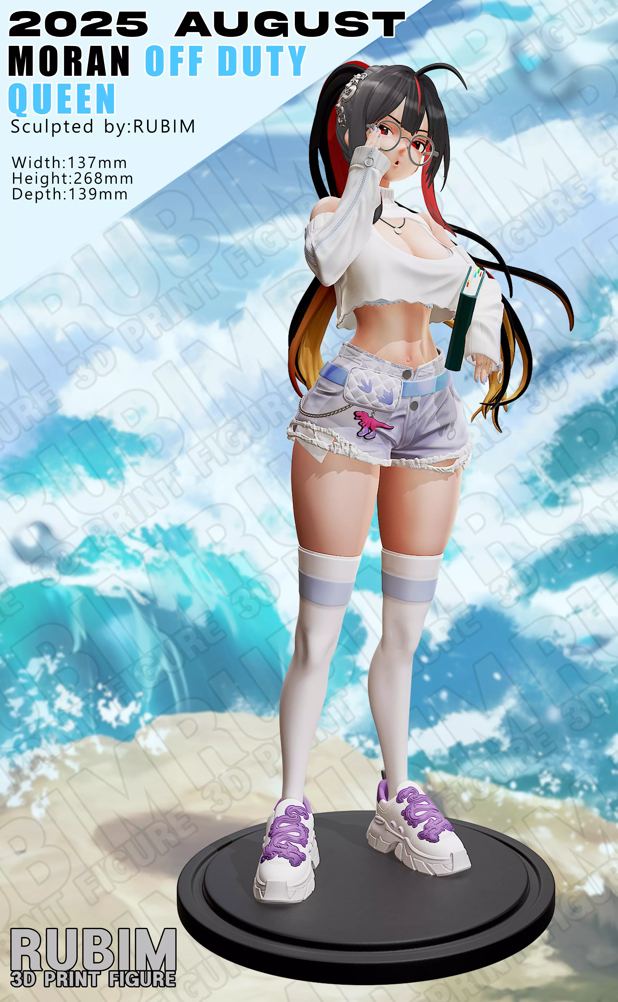 Moran Off Duty Queen 3D print model