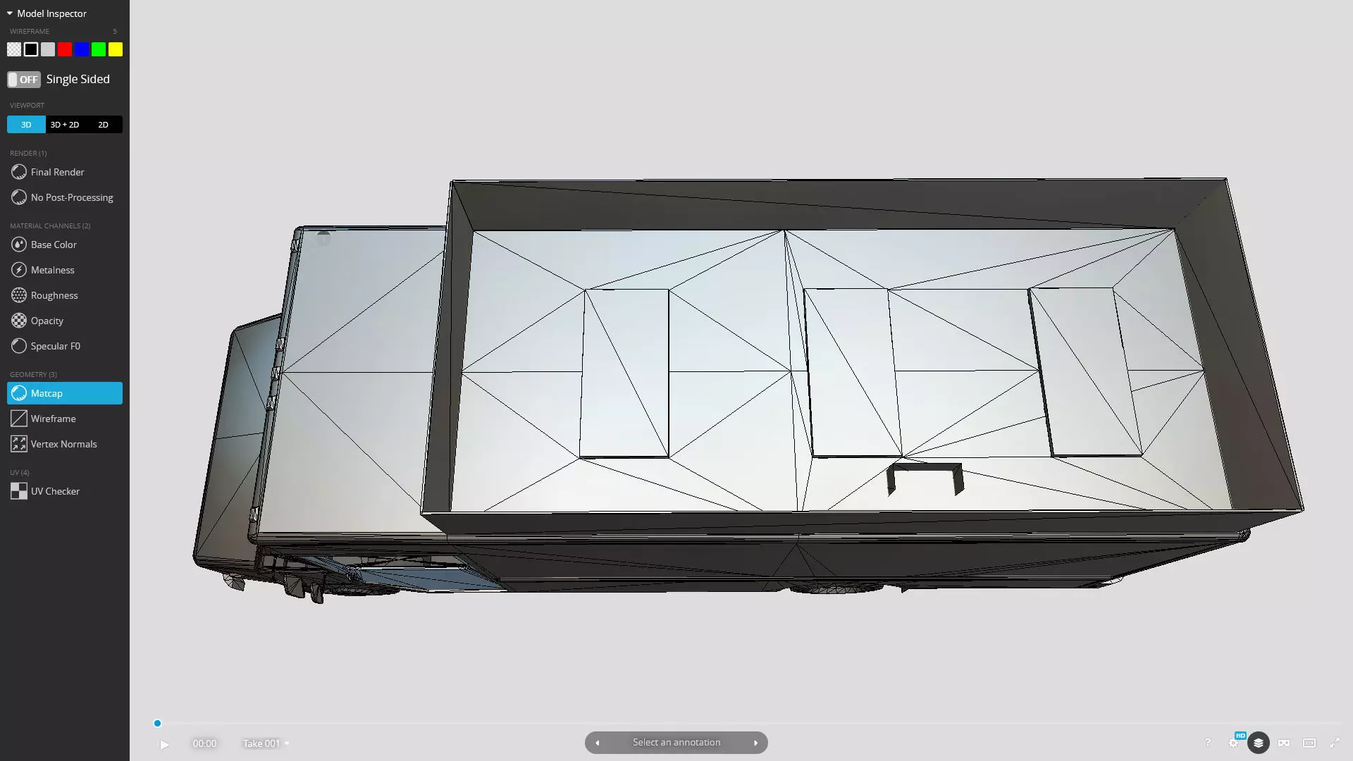 Morgan Olson Food Truck Mr Tasty  livery Low-poly 3D model_8