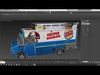 Morgan Olson Food Truck Mr Tasty  livery Low-poly 3D model_1
