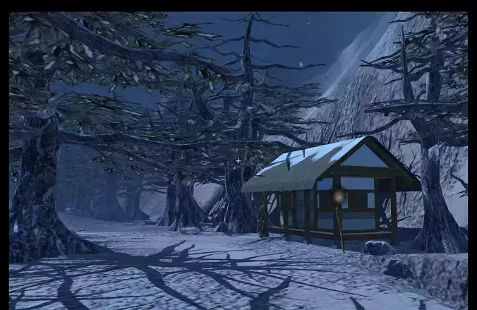 High Detail and Low-Poly Pine Tree 3D Model Pack