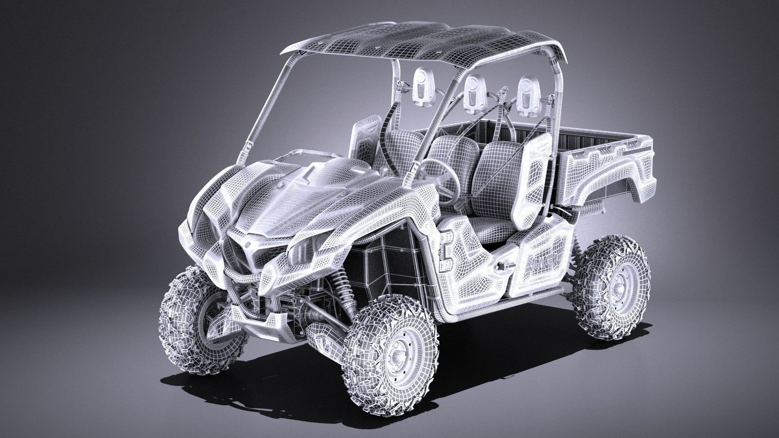 Yamaha Viking 2017 3D model_13