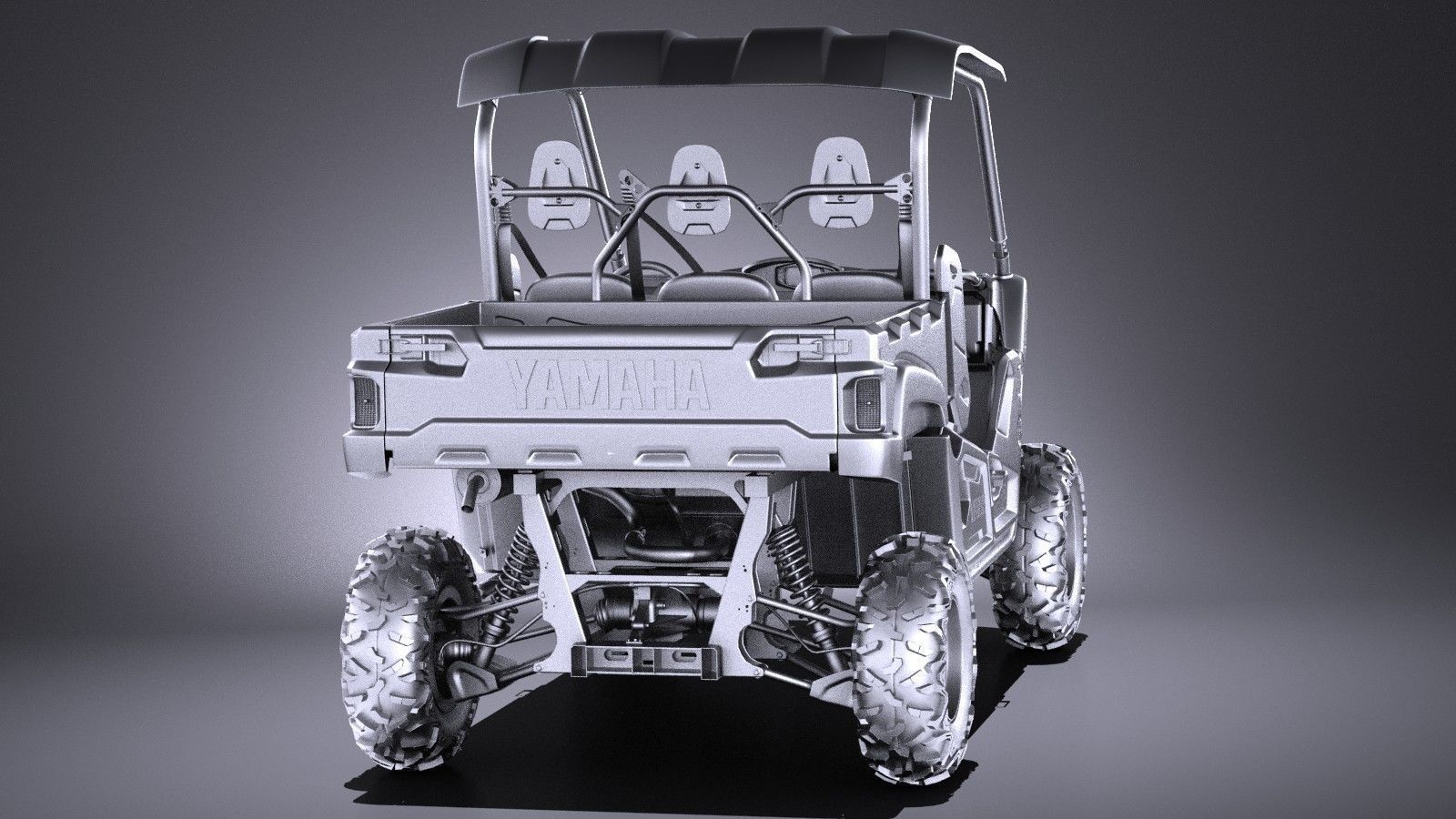 Yamaha Viking 2017 3D model_11