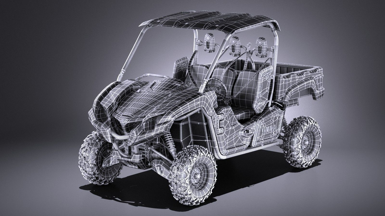 Yamaha Viking 2017 3D model_15