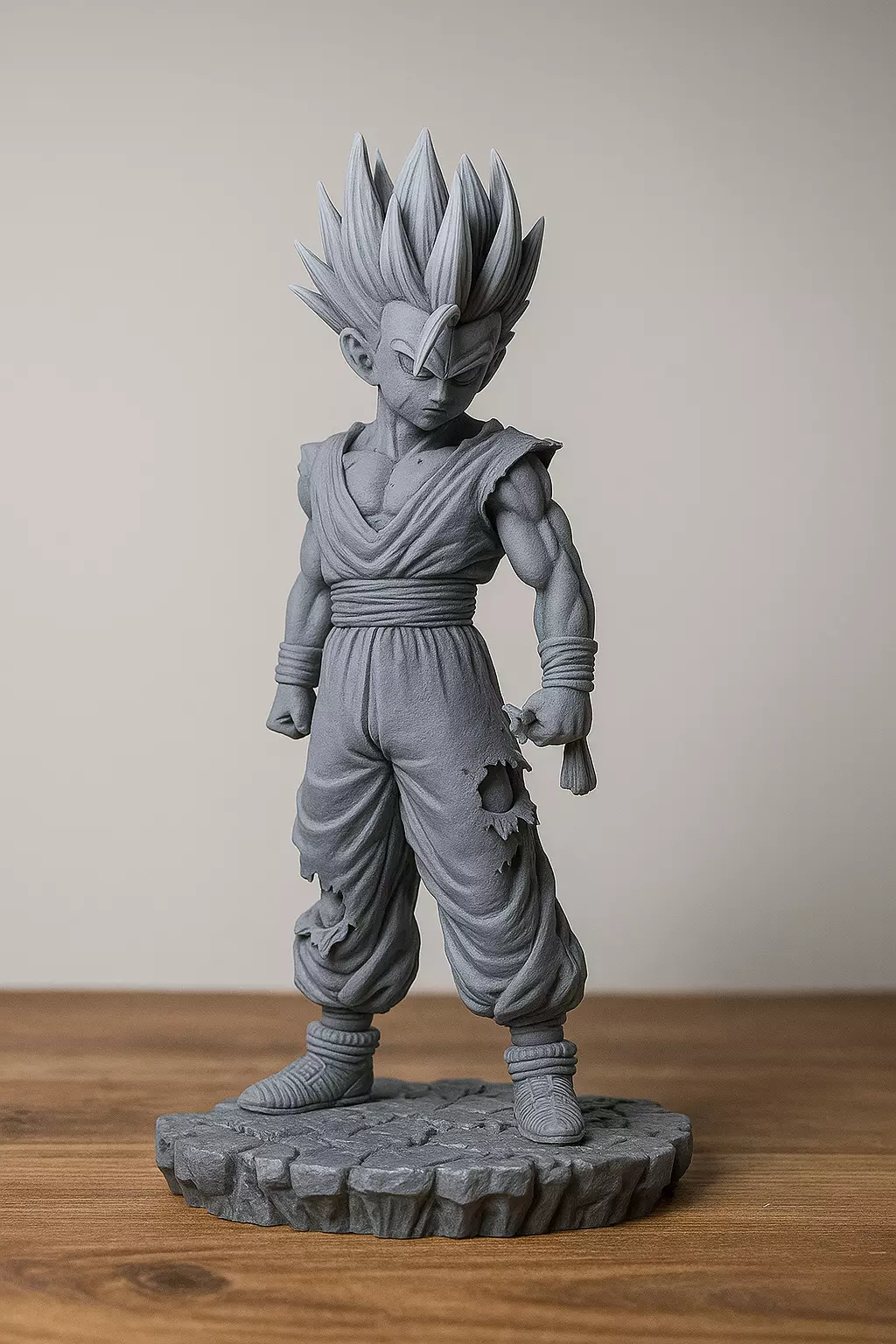 Super Saiyan Gohan Battle Figure High Detail Collectible 3D print model_1