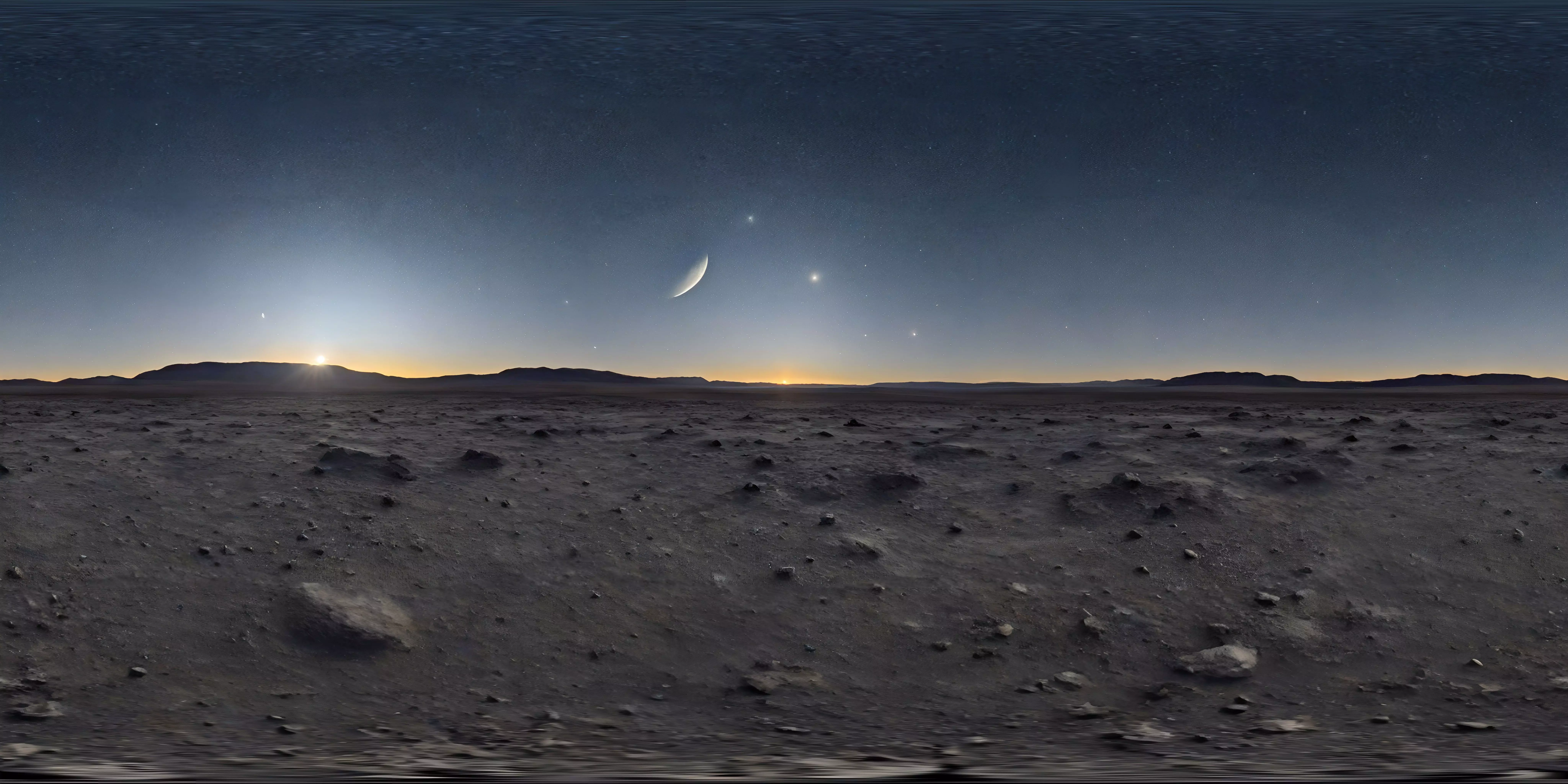 Space HDRI Pack 8K  Galaxy Planets  Nebula Sci-Fi 3D model_4