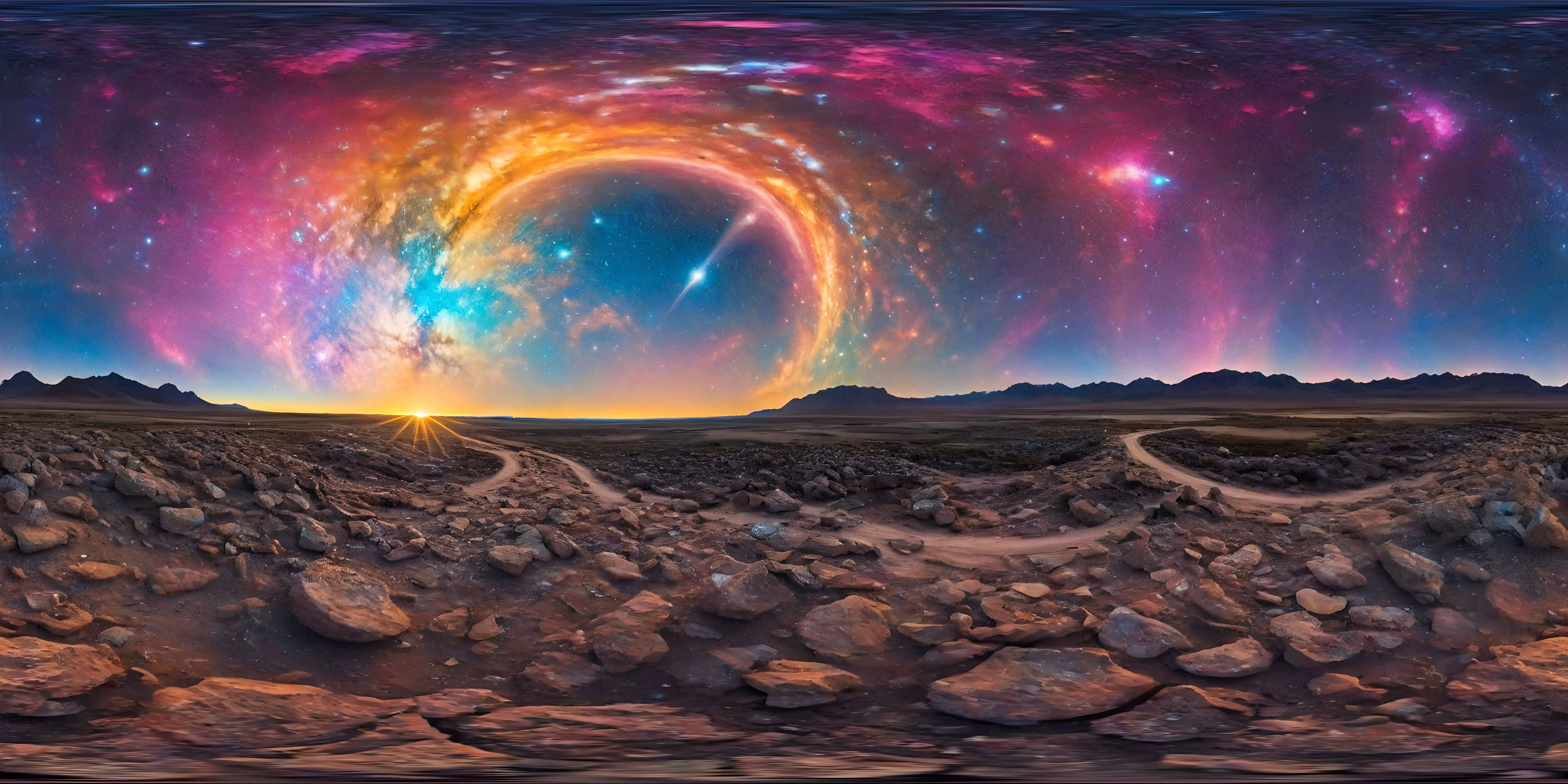 Space HDRI Pack 8K  Galaxy Planets  Nebula Sci-Fi 3D model_10