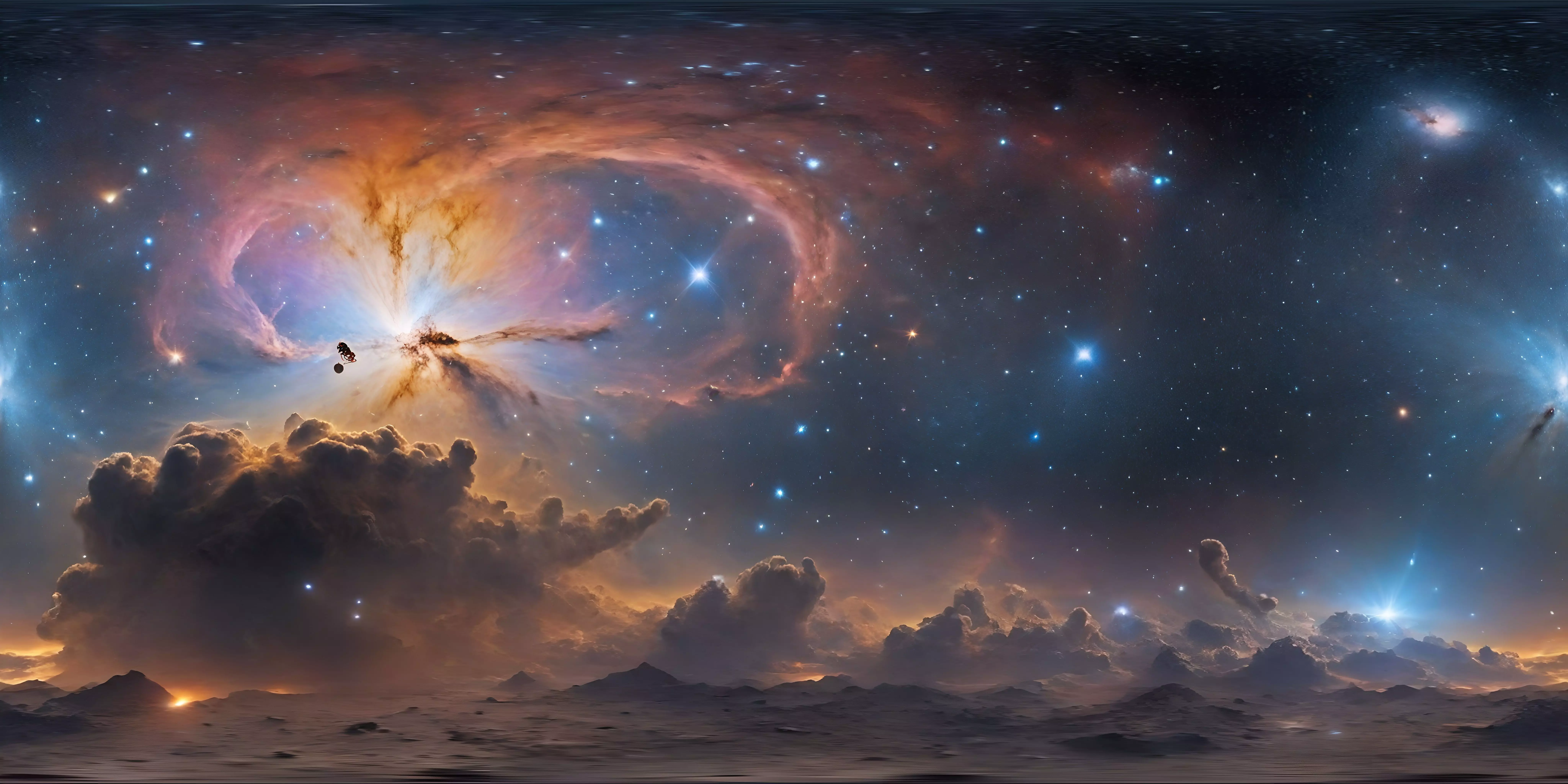 Space HDRI Pack 8K  Galaxy Planets  Nebula Sci-Fi 3D model_6