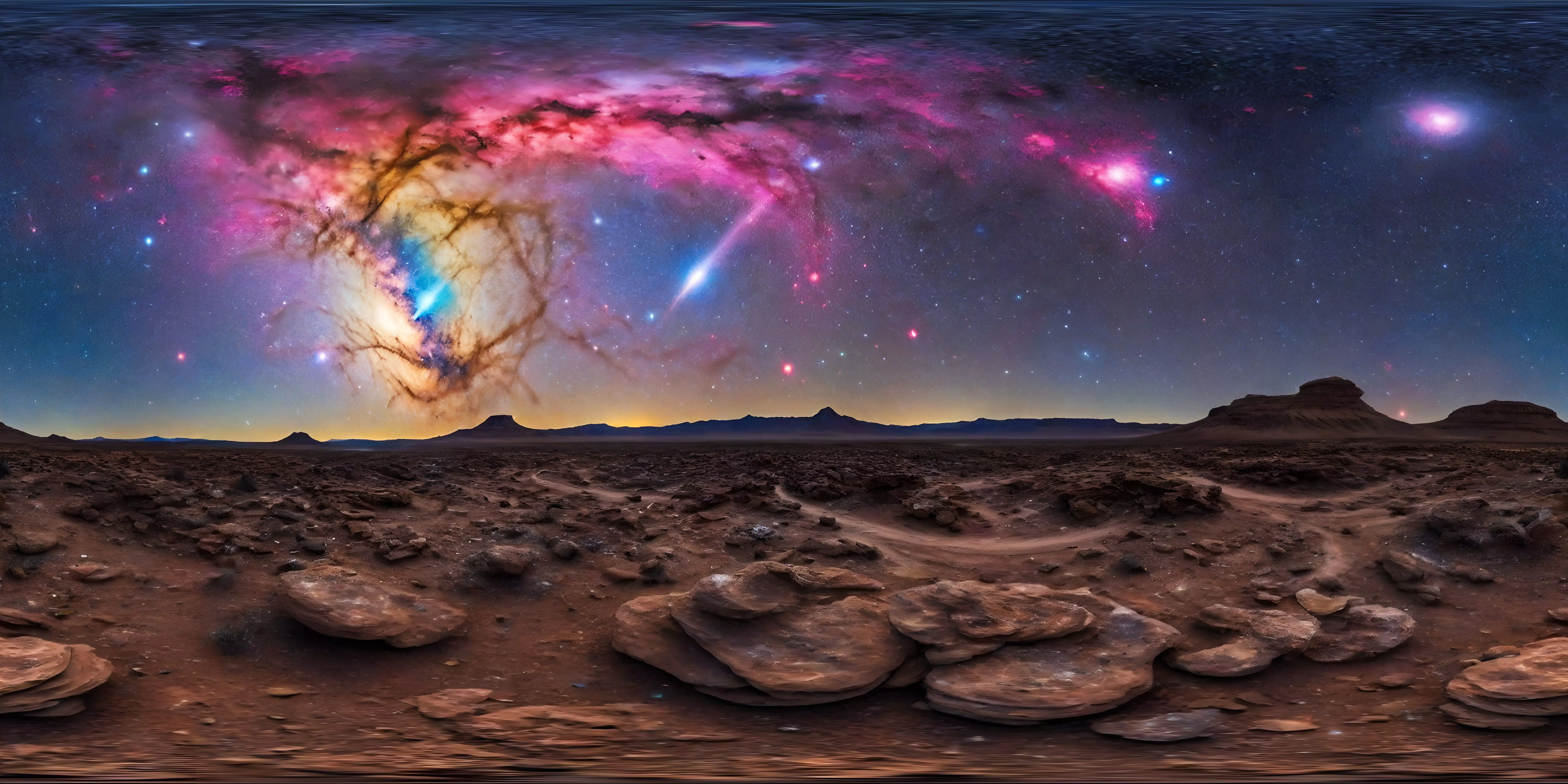 Space HDRI Pack 8K  Galaxy Planets  Nebula Sci-Fi 3D model_2