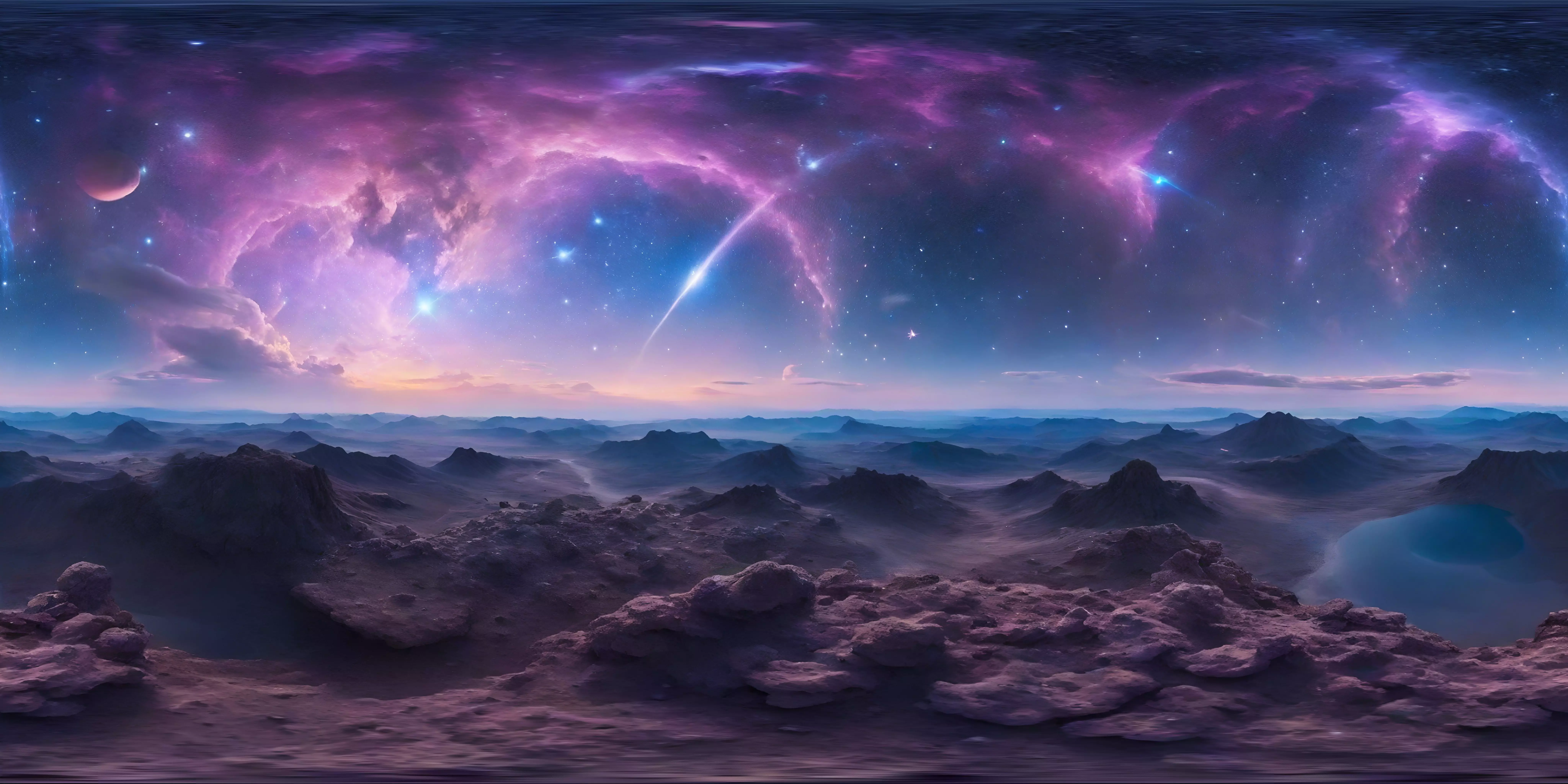 Space HDRI Pack 8K  Galaxy Planets  Nebula Sci-Fi 3D model_5