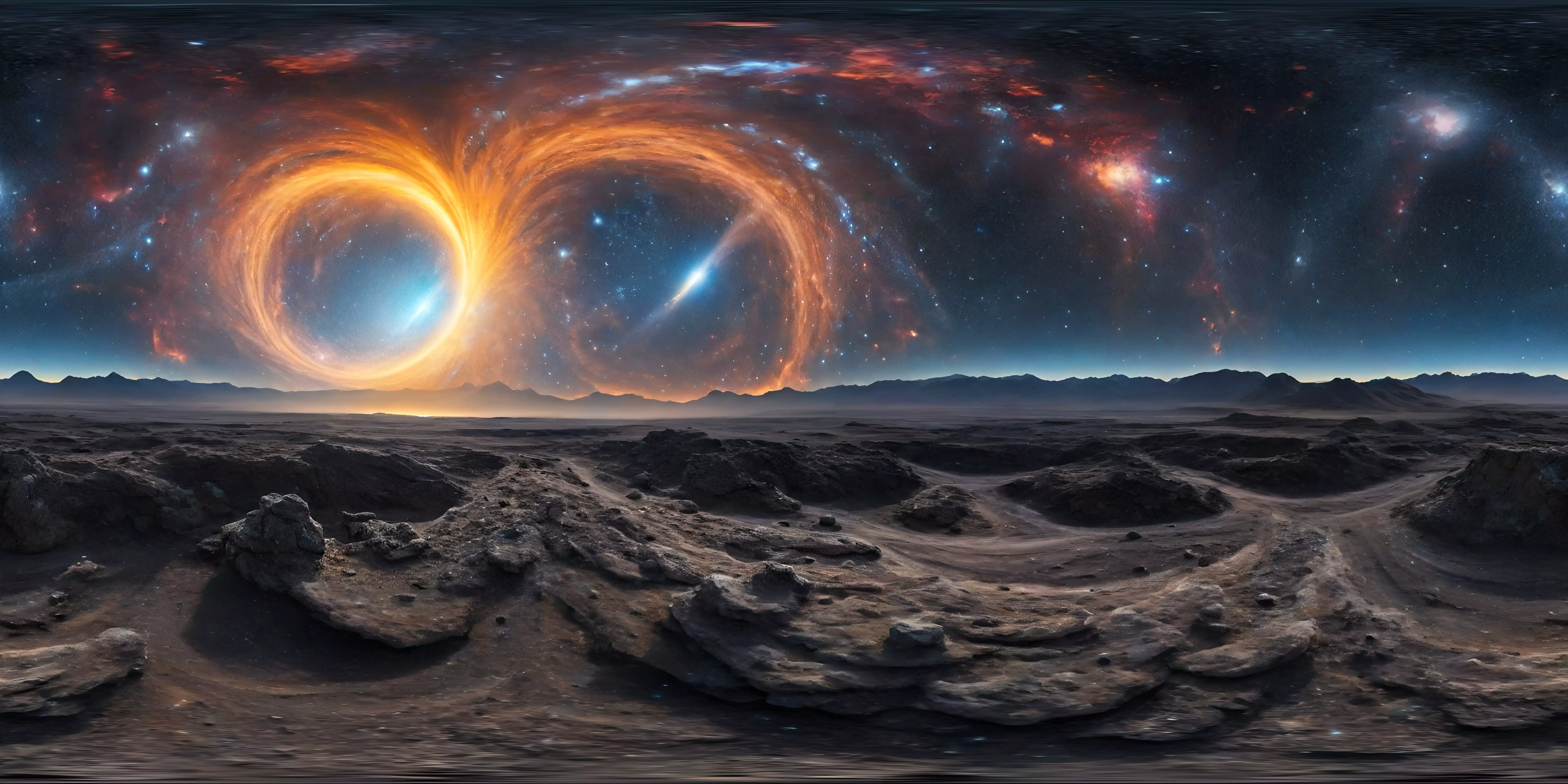 Space HDRI Pack 8K  Galaxy Planets  Nebula Sci-Fi 3D model_9