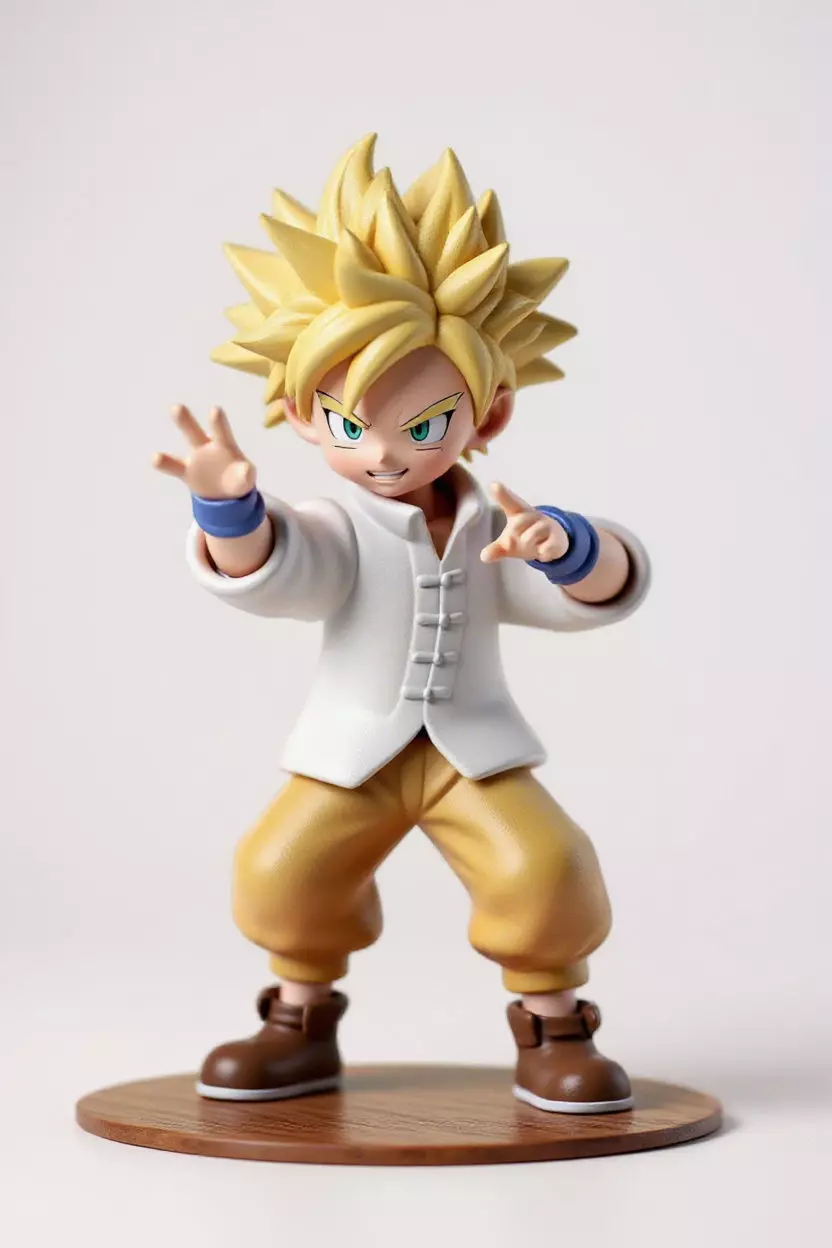 Saiyan Gohan Battle Figure High Detail Collectible 3D print 3D print model_0