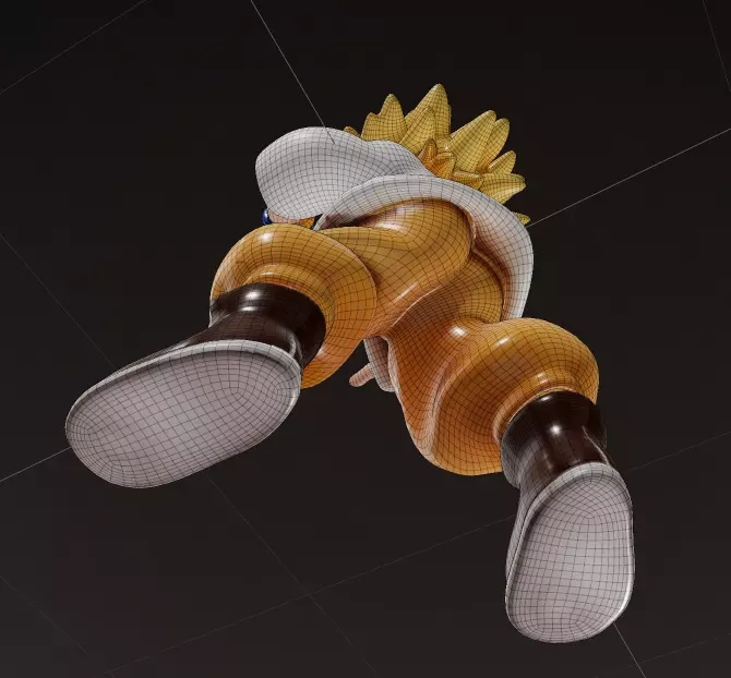 Saiyan Gohan Battle Figure High Detail Collectible 3D print 3D print model_7