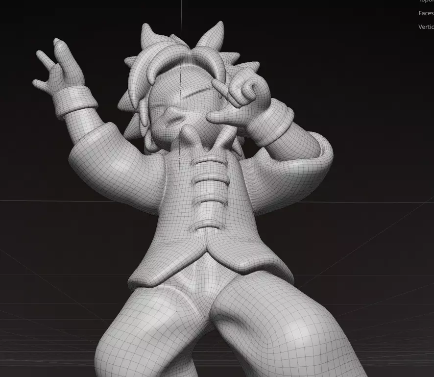 Saiyan Gohan Battle Figure High Detail Collectible 3D print 3D print model_11