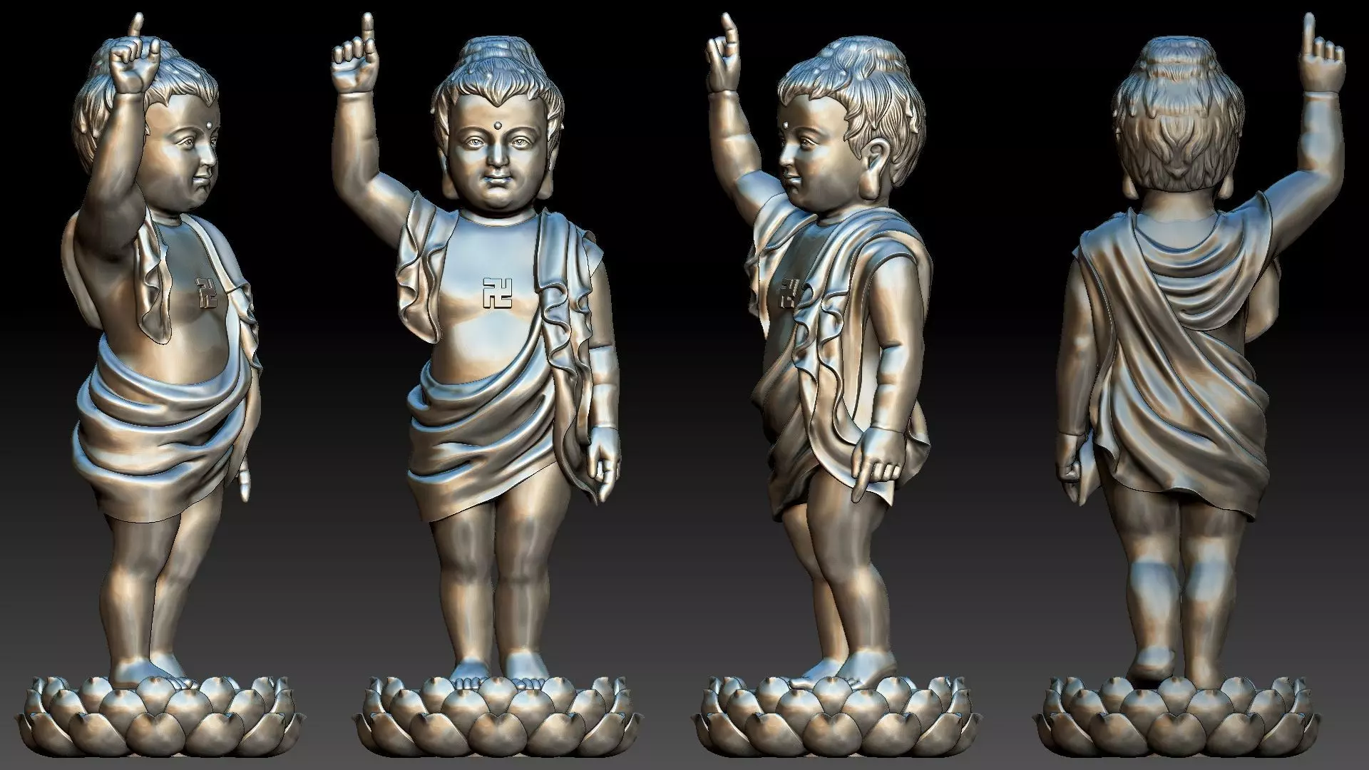 Buddha s birth 3D print model