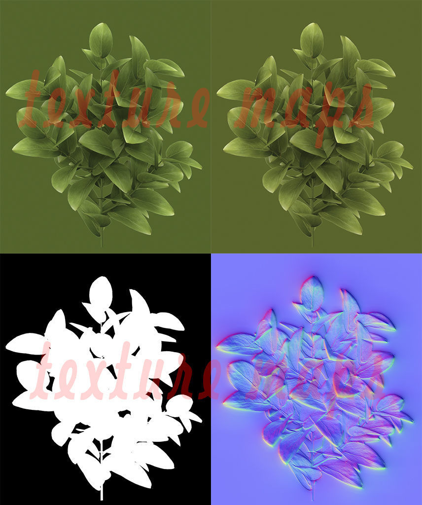 Hedge Arch 3D model_1