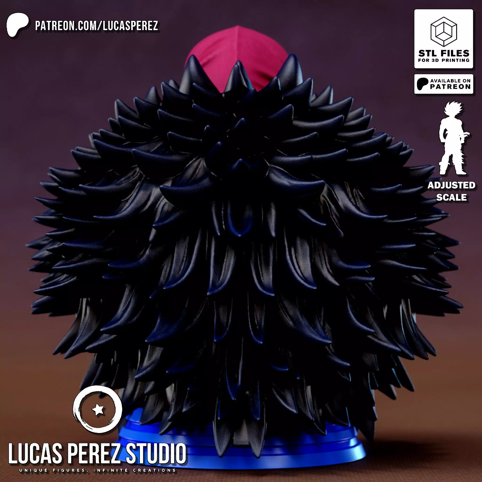 ROSINANTE BUST 3D print model_5