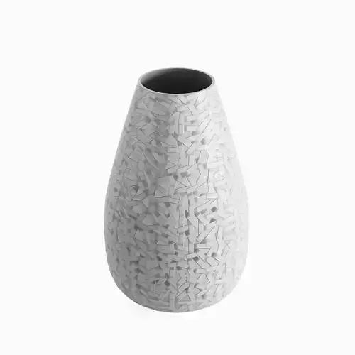 Porcelain Vase B 01 Low-poly 3D model