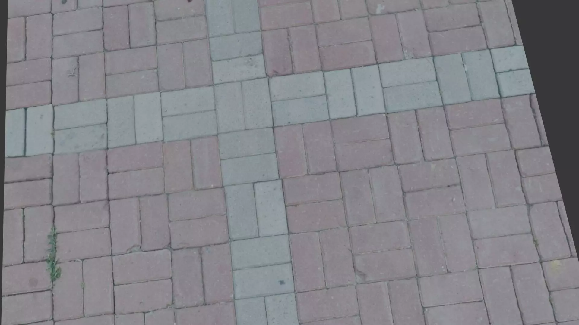 Pavement Tiles Scan Low-poly 3D model_3
