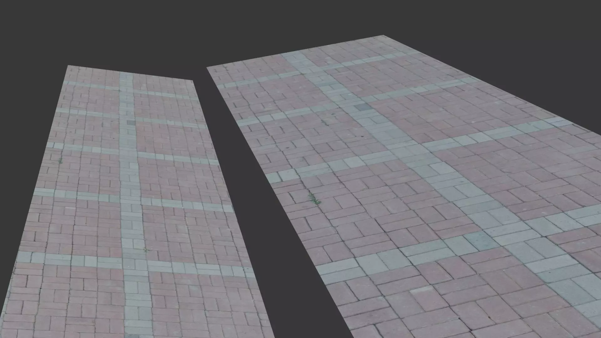 Pavement Tiles Scan Low-poly 3D model_0