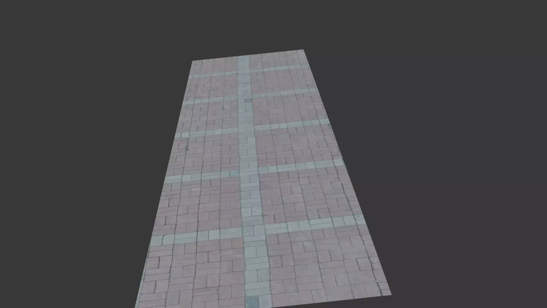 Pavement Tiles Scan Low-poly 3D model_1
