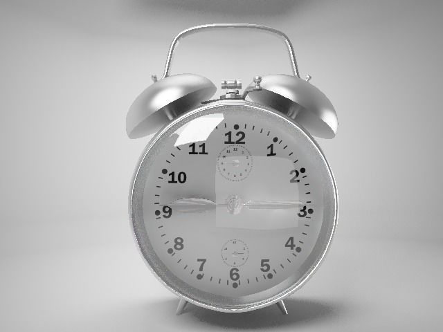 Alarm Clock 3D model_0