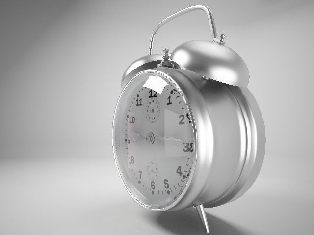 Alarm Clock 3D model_1