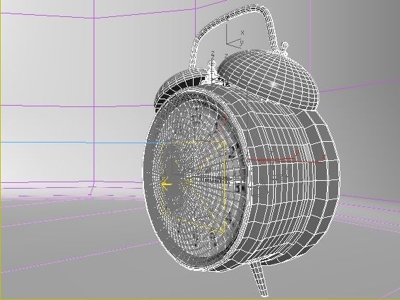 Alarm Clock 3D model_4