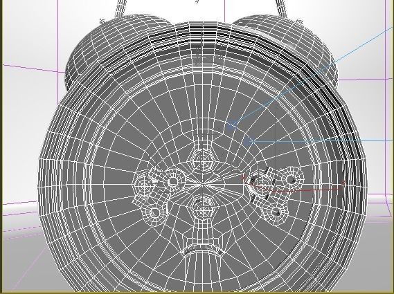 Alarm Clock 3D model_2