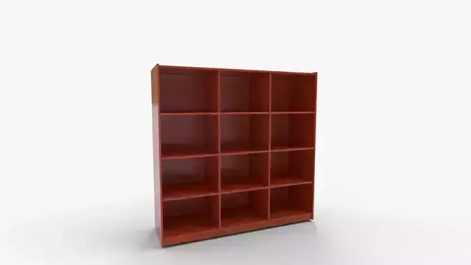  Bookshelf Bookcase Library  Sandusky Steel 12 Cube Organizer