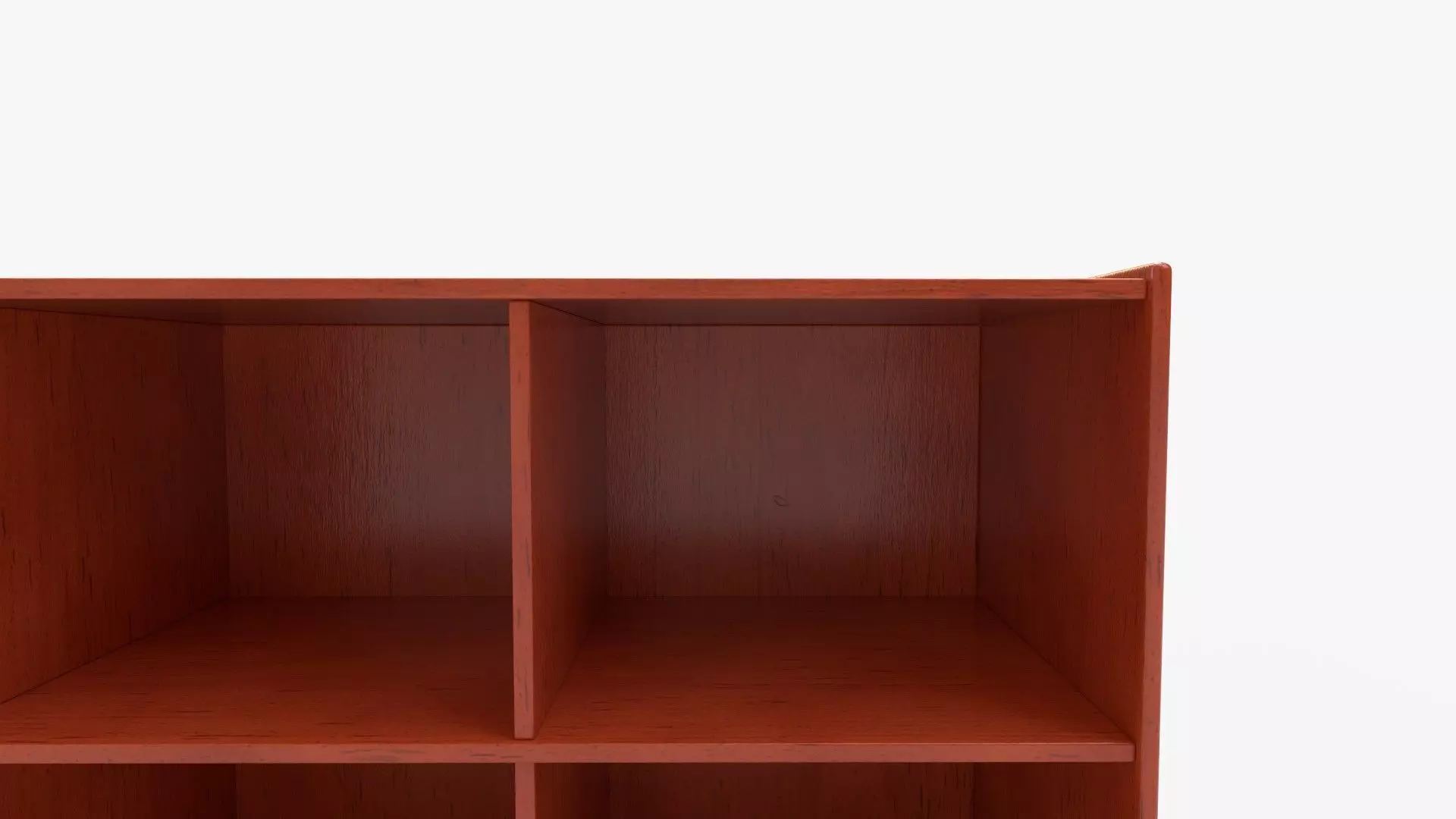 Bookshelf Bookcase Library Sandusky Steel 12 Cube Organizer 3D model_7