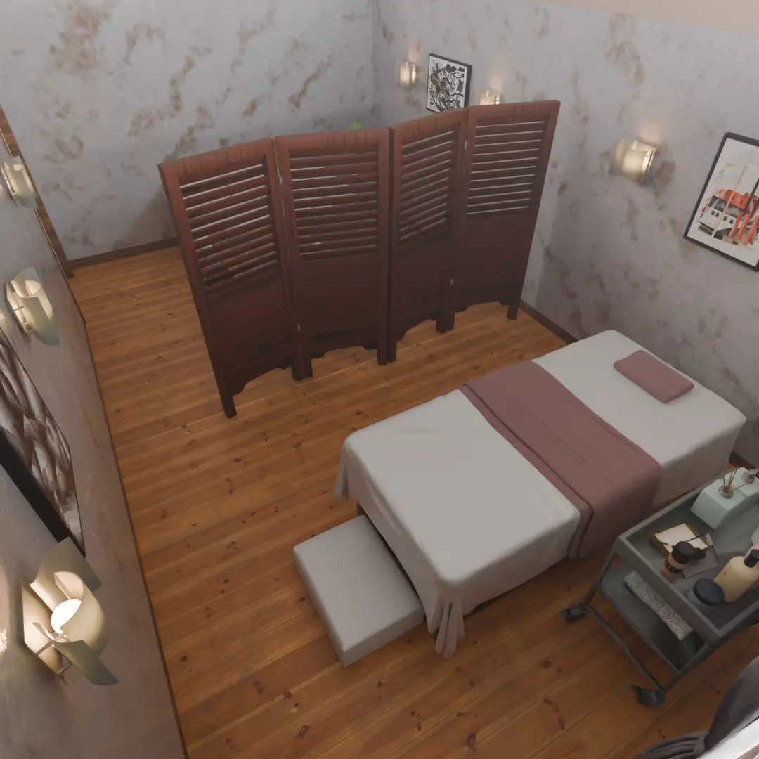 Esthetic Massage Room 3D model_0