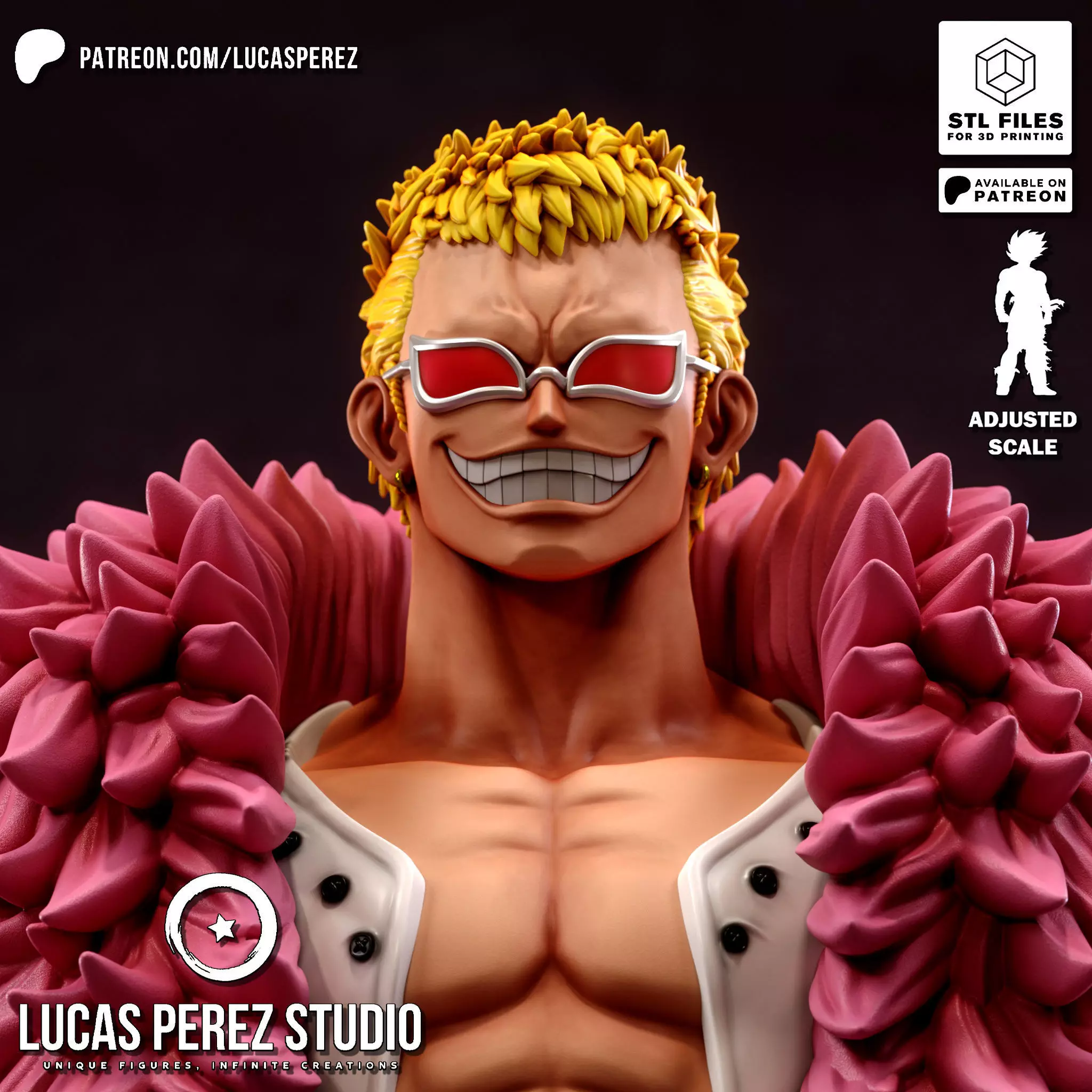 DOFLAMINGO BUST 3D print model