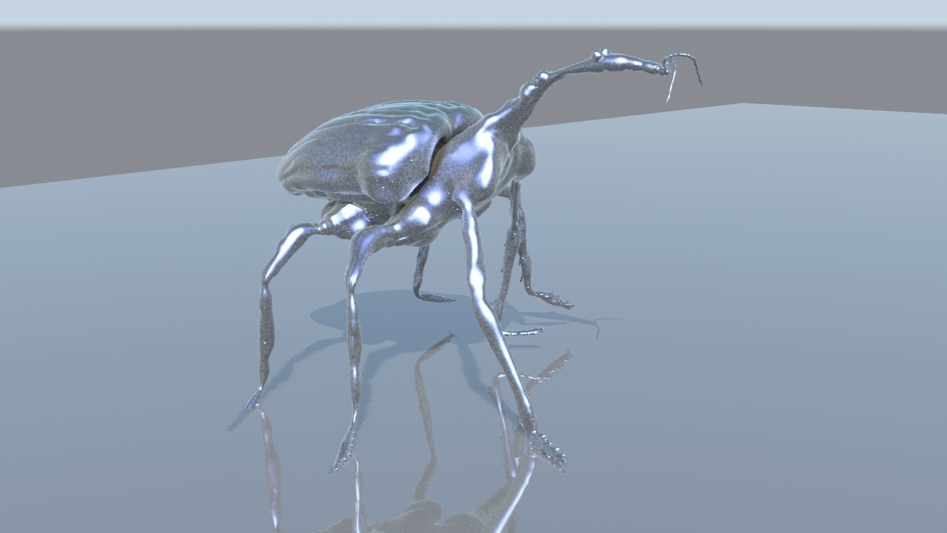 Trachelophorus giraffa 3D print model_1