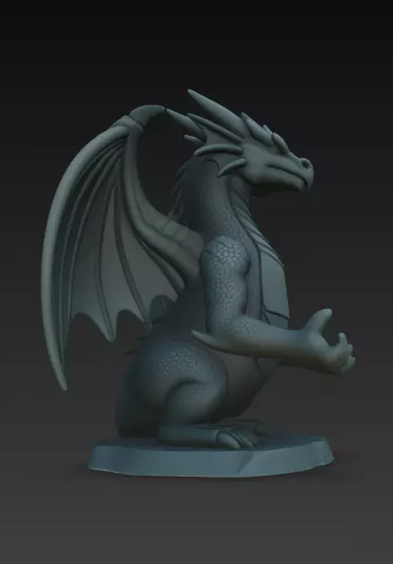 Soporte Mando PS5 XBOX ETC Dragon 3D print model_4