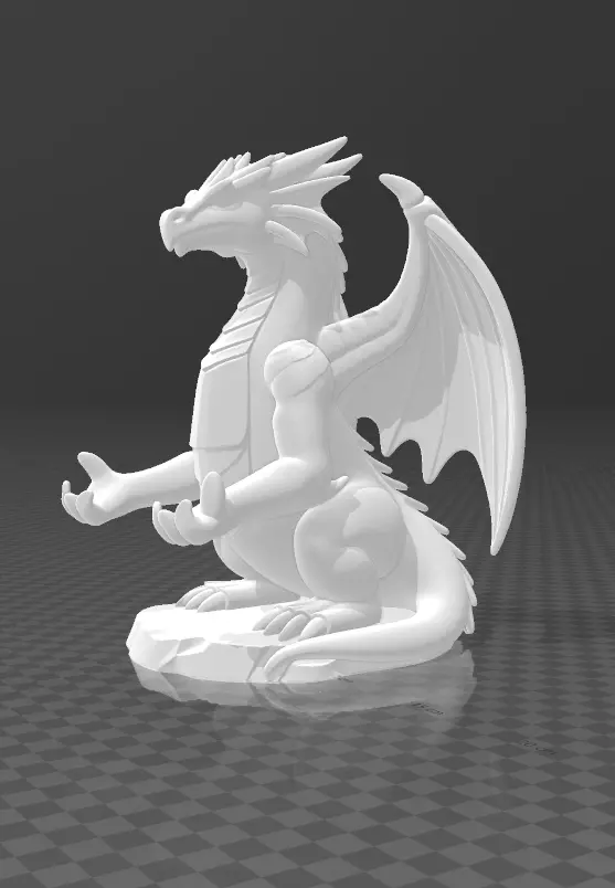 Soporte Mando PS5 XBOX ETC Dragon 3D print model_1
