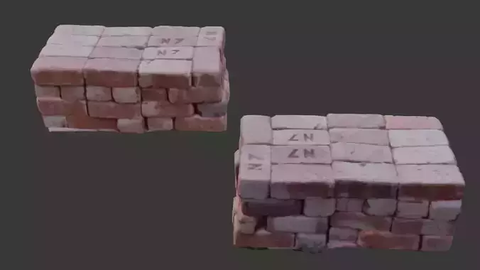  Brick Blocks Stack Scan