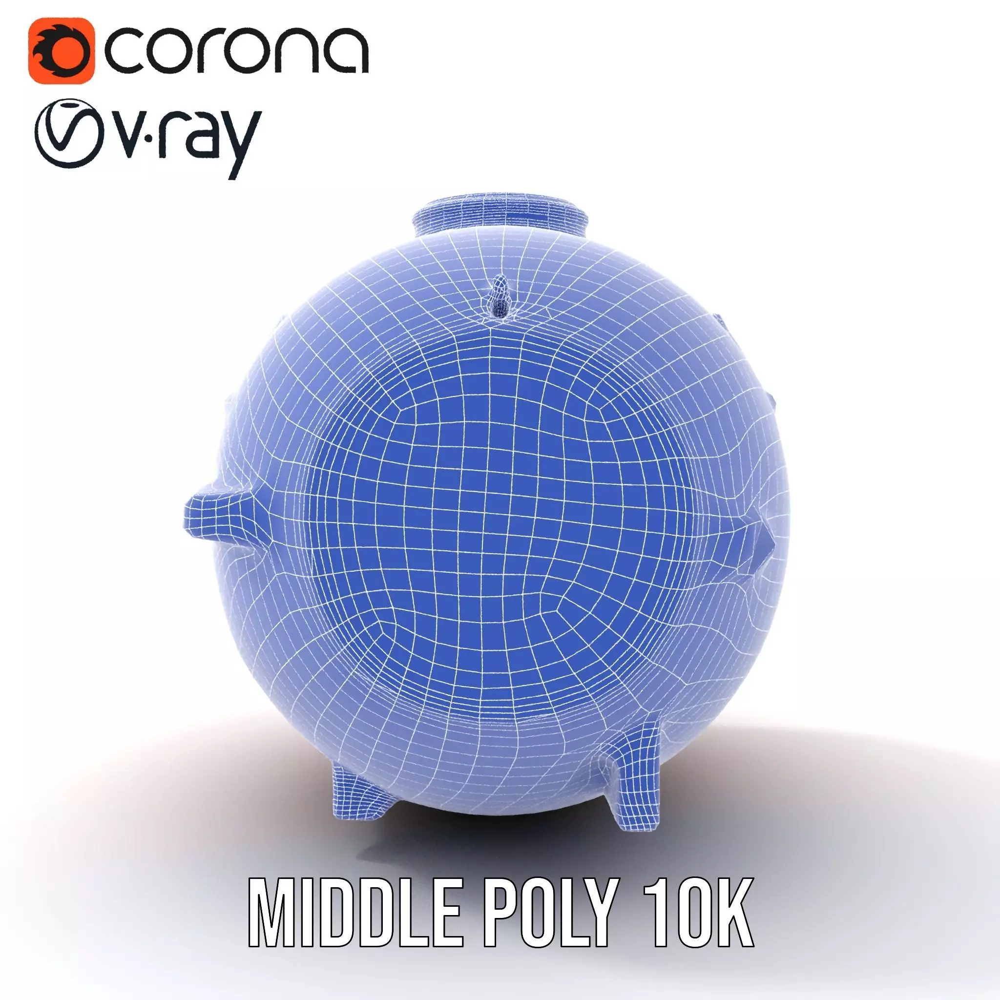 Red Fire Extinguisher Model Pack with Labels Low-poly 3D model_22