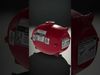Red Fire Extinguisher Model Pack with Labels Low-poly 3D model_2