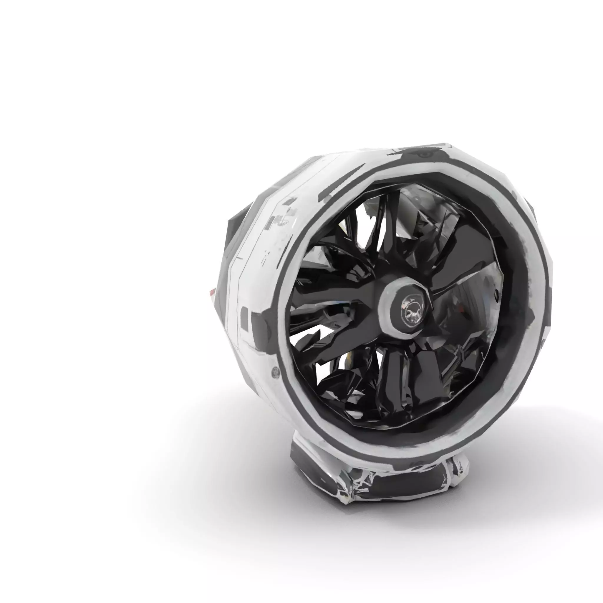 Futuristic Jet Engine Model Pack Low-poly 3D model_19