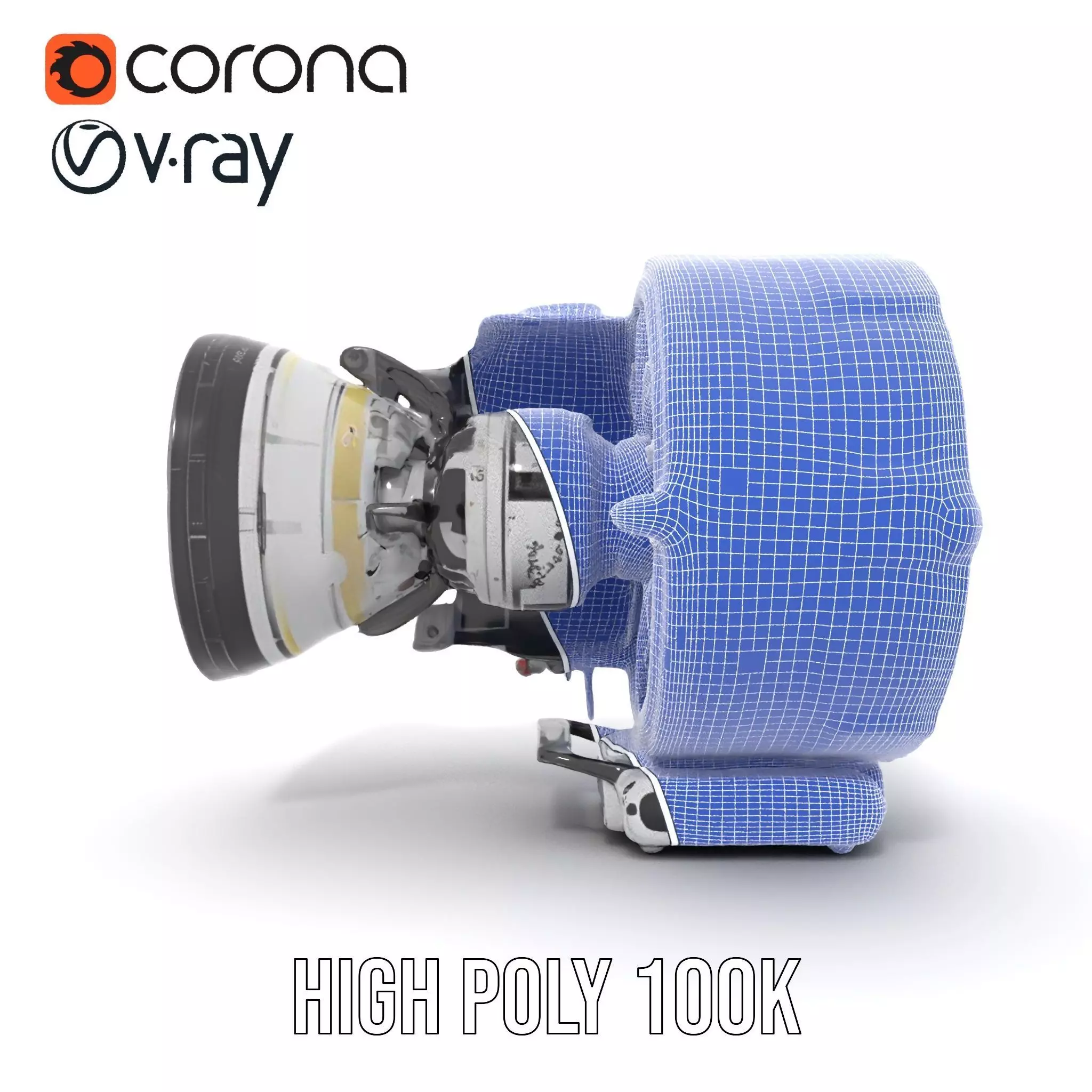 Futuristic Jet Engine Model Pack Low-poly 3D model_33